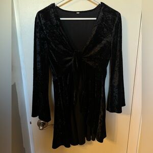 (3 for $30) Goth Crushed Velvet Top
